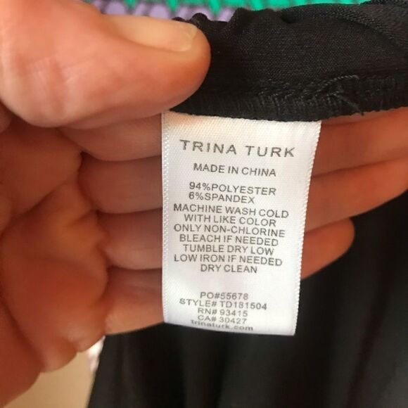 Trina Turk Macee Sleeveless Crewneck Minidress Sz4 - Picture 7 of 7